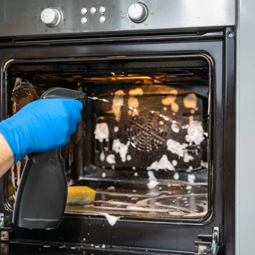 Detailed oven and stove cleaning by Eliane Borel Cleaning Services